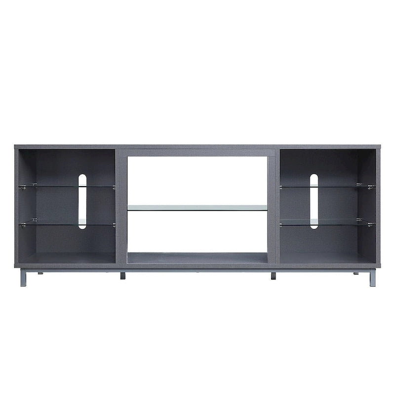 Manhattan Comfort Brighton 60 In. Wire Management Media Cabinet Console