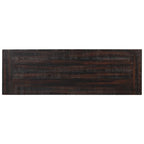 Wood Console Table with 3 Storage Drawers and 2 Shelves