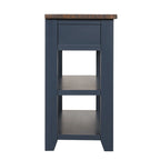 Wood Console Table with 3 Storage Drawers and 2 Shelves