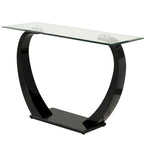Cres Glam Glasstop 3-Piece Coffee Table Set by Furniture of America