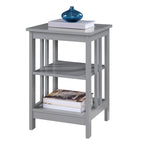 Convenience Concepts Mission End Table with Shelves