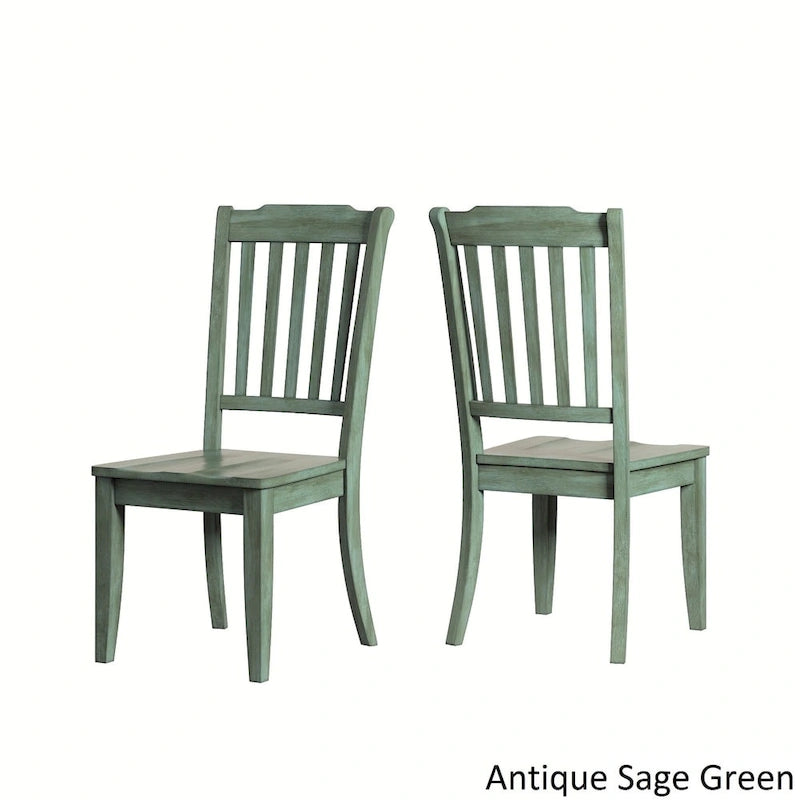 Eleanor 5-pc. Round Sage Green Wood Dining Set by iNSPIRE Q Classic
