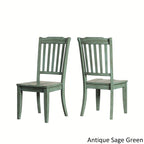 Eleanor 5-pc. Round Sage Green Wood Dining Set by iNSPIRE Q Classic