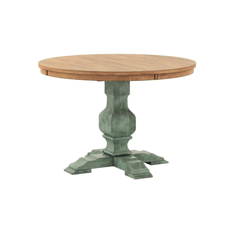 Eleanor 5-pc. Round Sage Green Wood Dining Set by iNSPIRE Q Classic
