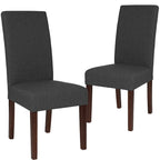 Upholstered Wood Parsons Chair (Set of 2) - 19W x 21.5D x 40H