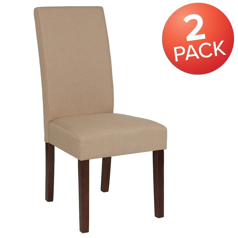 Upholstered Wood Parsons Chair (Set of 2) - 19W x 21.5D x 40H