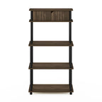 Furinno Turn-N-Tube Toolless Storage Shelf with Top Cabinet