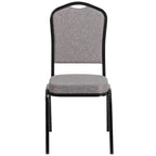 Steel/ Fabric Crown Back Stacking Banquet Chair (Set of 4)