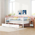 Platform bed Daybed Wood Bed with Two Drawers