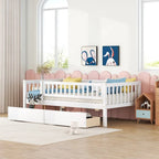 Platform bed Daybed Wood Bed with Two Drawers