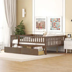 Platform bed Daybed Wood Bed with Two Drawers