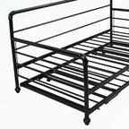 Twin Size Daybed with Adjustable Trundle