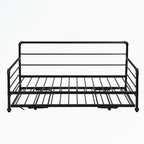 Twin Size Daybed with Adjustable Trundle