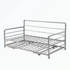 Twin Size Daybed with Adjustable Trundle