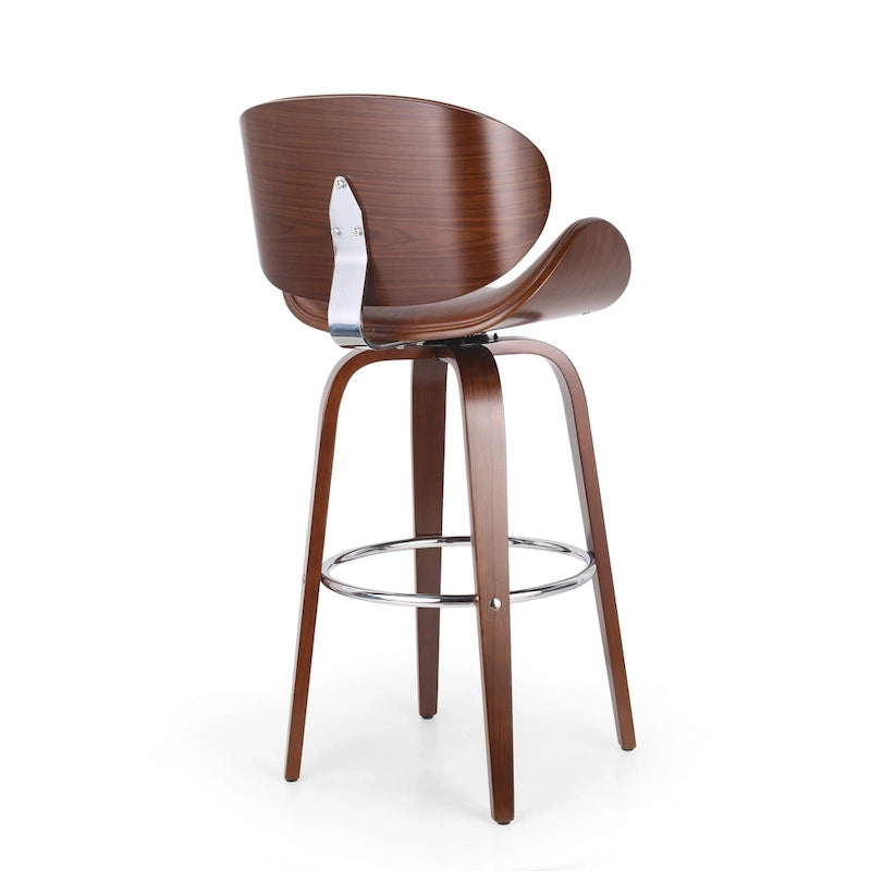 Jakin Indoor Upholstered Swivel Barstool by Christopher Knight Home