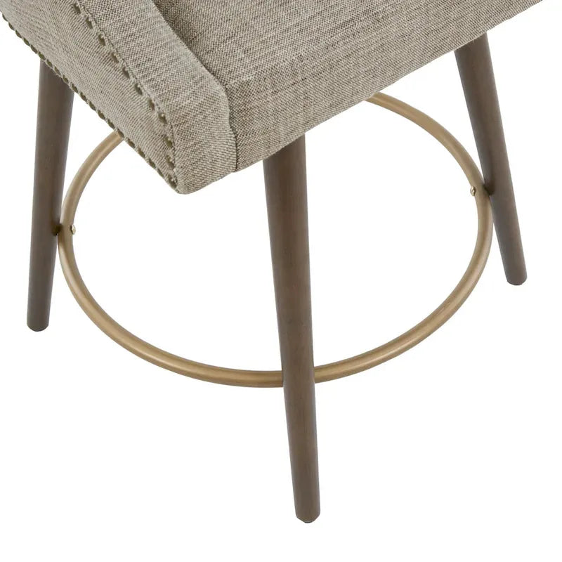 Madison Park Quarry Swivel Counter Stool
