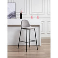 Porthos Home Tam Bar Stools Set Of 2, Velvet Upholstery, Iron Legs