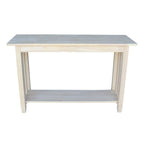 The Gray Barn Moonshine Unfinished Mission Console Table