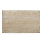 Artissance Reclaimed Wood Peking Ming Coffee Table, Small, 55 Inch Long, Weathered White Wash
