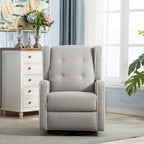 Ebello Racing Swivel Rocker Recliner Chair Single Seat