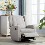 Ebello Racing Swivel Rocker Recliner Chair Single Seat