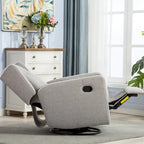 Ebello Racing Swivel Rocker Recliner Chair Single Seat