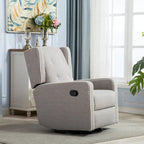 Ebello Racing Swivel Rocker Recliner Chair Single Seat