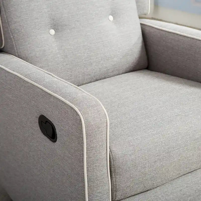 Ebello Racing Swivel Rocker Recliner Chair Single Seat