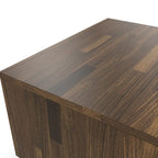 DH BASIC Modern Light Hickory 47-inch Two-tone 3-shelf Coffee Table by Denhour