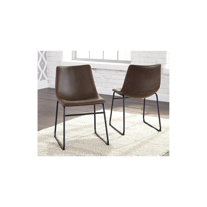 Signature Design by Ashley Centiar Brown/Black 5-Piece Dining Package