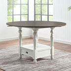 Steve Silver Jillian Two-tone Counter Height Drop Leaf 7-Piece Dining Set