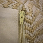 16 Hand Woven Pouf Ottoman, Sand by National Tree Company - 16 in