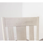 Roundhill Furniture Arch Weathered Oak Dining Set: Round Table, Four Chairs