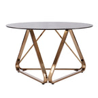 SEI Furniture Sawtelle Contemporary Champagne Glass Coffee Table