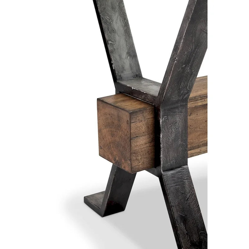 Sawyer Industrial Reclaimed Rectangular End Table