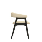 Cove Curved Back Upholstered Chairs, (Set of 2)