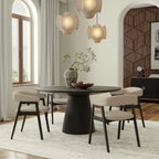Cove Curved Back Upholstered Chairs, (Set of 2)