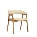 Cove Curved Back Upholstered Chairs, (Set of 2)
