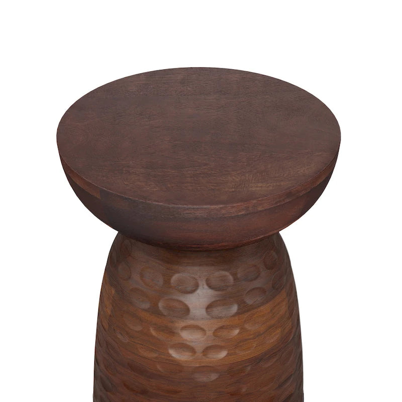 WYNDENHALL Willis 13 inch Wide Solid Wood Contemporary Accent Table & Fully Assembled - 12.6 D x 12.6 W x 17.7 H