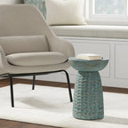 WYNDENHALL Willis 13 inch Wide Solid Wood Contemporary Accent Table & Fully Assembled - 12.6 D x 12.6 W x 17.7 H