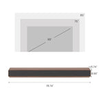 Modern Rectangular TV Stand with 4 Drawers, Wood Veneer Media Console, Walnut White, Soild Wooden, Fully-Assembled