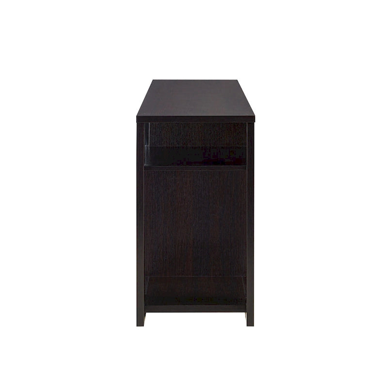 Dionte Modern 60-inch 6-Shelf 1-Drawer TV Console by Furniture of America