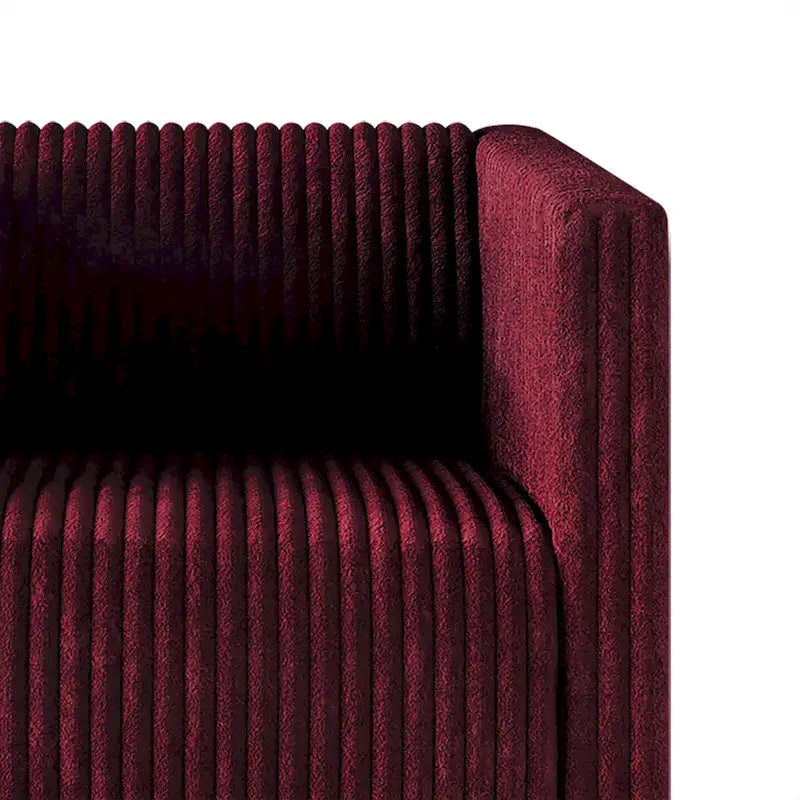 CraftPorch Corduroy Modern and Glamorous Velvet Upholstered 3-Piece Living Room Set
