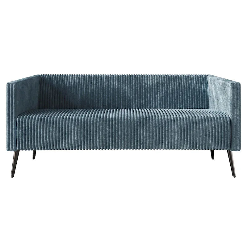 CraftPorch Corduroy Modern and Glamorous Velvet Upholstered 3-Piece Living Room Set
