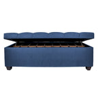 MJL Furniture-Sole Secret Obsession Diamond-tufted Shoe Storage Bench