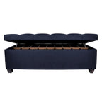 MJL Furniture-Sole Secret Obsession Diamond-tufted Shoe Storage Bench