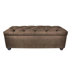 MJL Furniture-Sole Secret Obsession Diamond-tufted Shoe Storage Bench