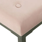 Silver Orchid Sid Velvet Tufted Ottoman