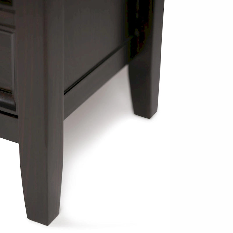 WYNDENHALL Halifax 54 inch Wide Solid Wood Transitional TV Stand - 54 W x 18.9 D x 31.9 H