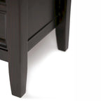WYNDENHALL Halifax 54 inch Wide Solid Wood Transitional TV Stand - 54 W x 18.9 D x 31.9 H